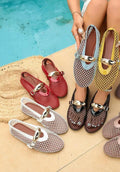 Mesh Ballet Flat Shoes